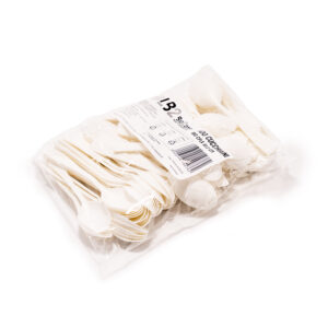 cucchiaini plastica bianchi 100 pz