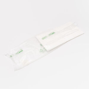 posate plastica trasparente set